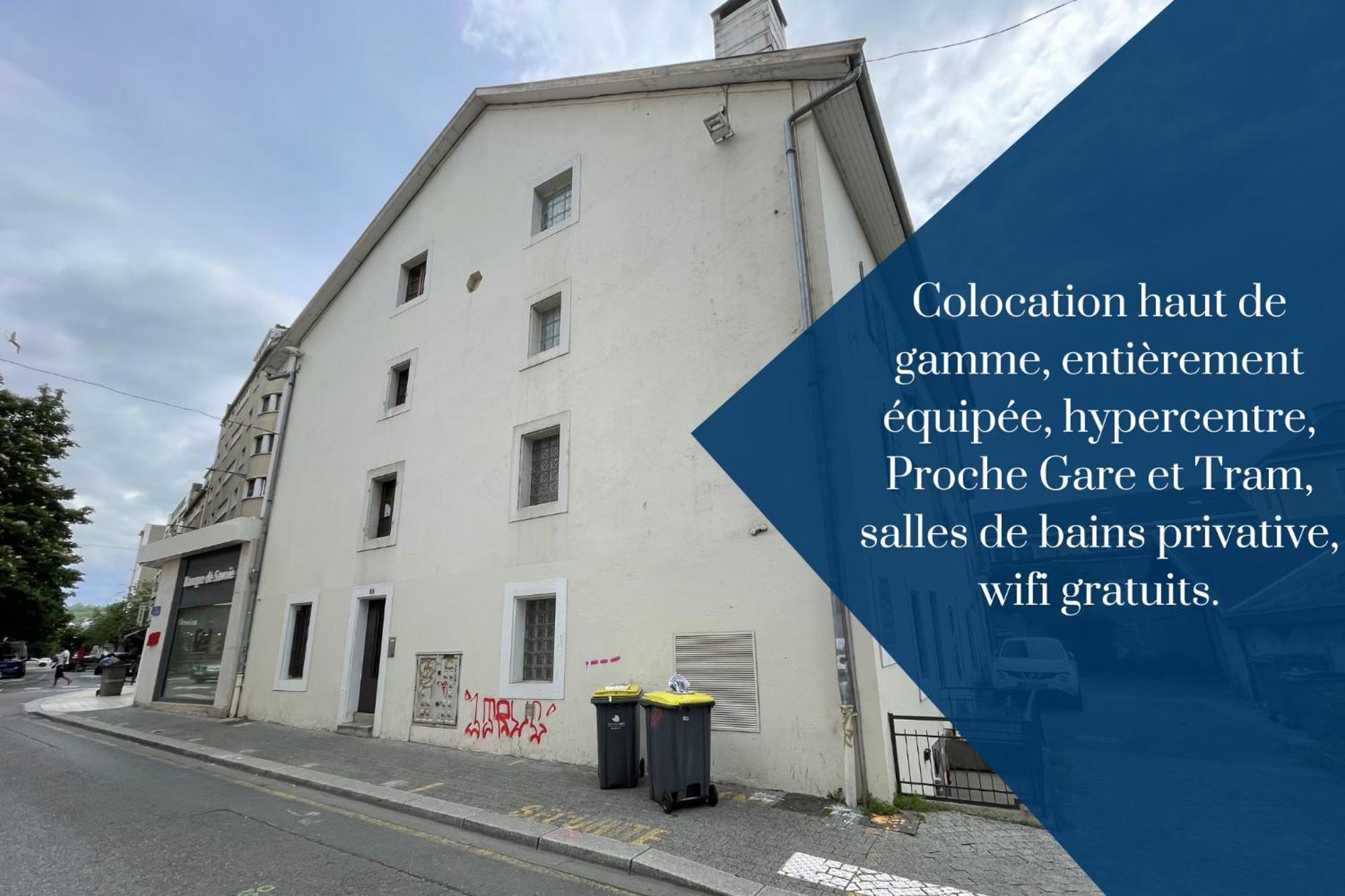 La Coloc Choco - Belle Colocation En Hypercentre / 5 Chambres Privees / Salle De Bains Privative / Proche Gare Et Tram / Wifi Et Netflix アンヌマス エクステリア 写真